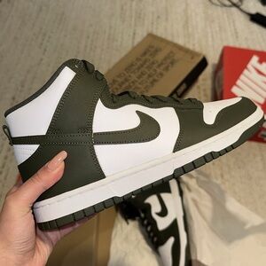 Nike Dunk Hi Retro Cargo Khaki 7.5 Men 9 Women